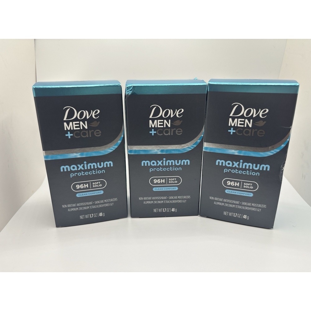 Dove Men's Clinical 96 Hour Antiperspirant Deodorant Stick 1.7oz Lot of 3 NEW!